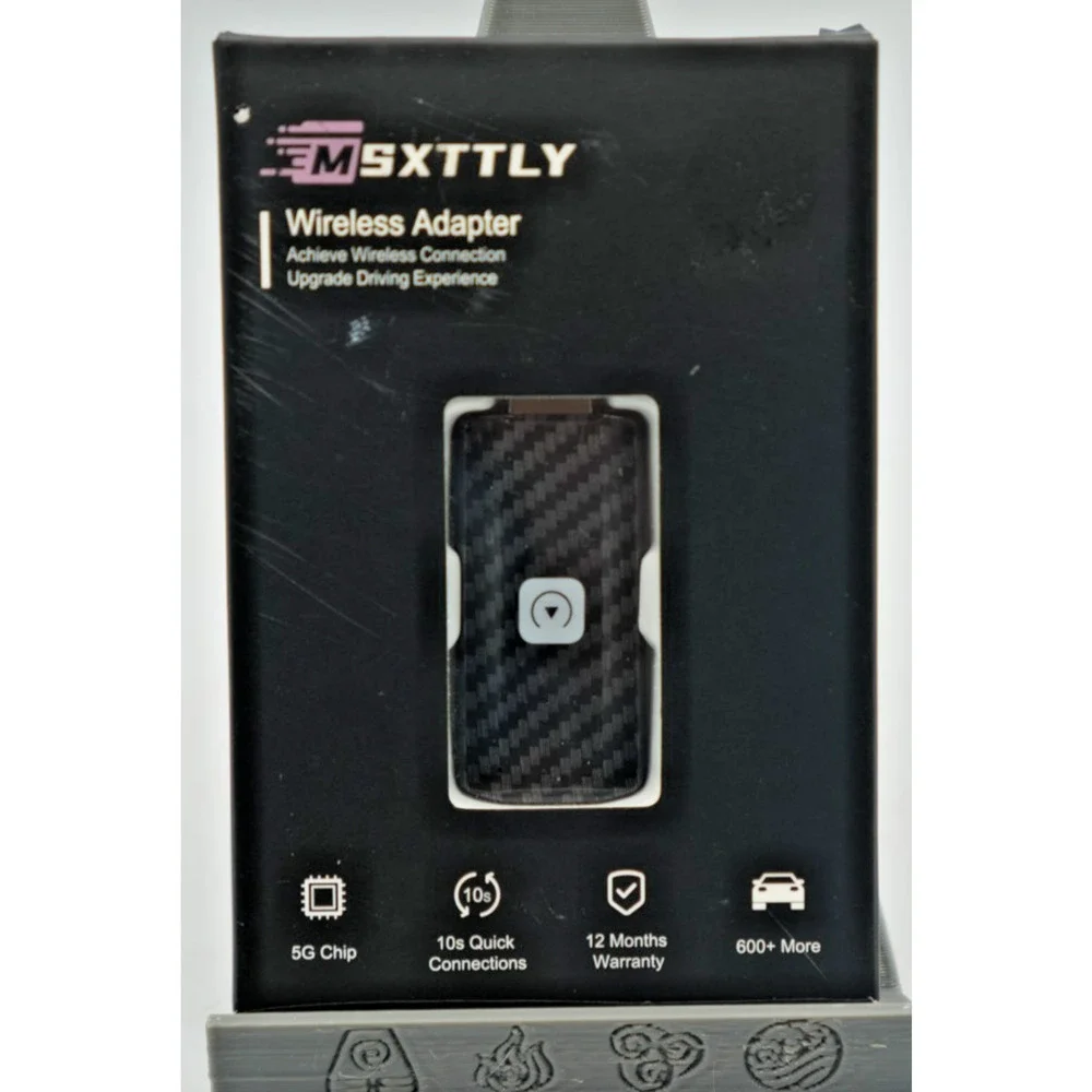 MSXTTLY Wireless‎ CarPlay Adapter – USB Dongle for iPhone – Plug & Play - New